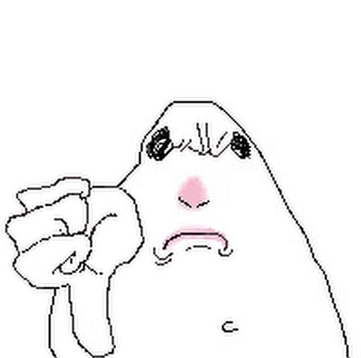 Thumbs Down Hamster meme